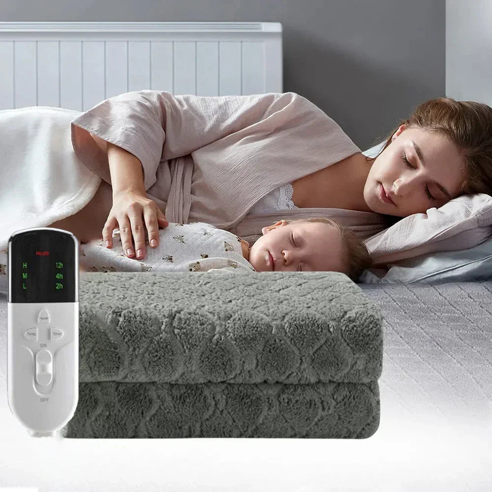 CozyLayer – Tapis chauffant à double couche avec minuterie