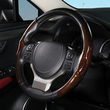 Floroux steering wheel cover 36 cm | Non-slip car steering wheel protection | High-quality material | Comfort and style