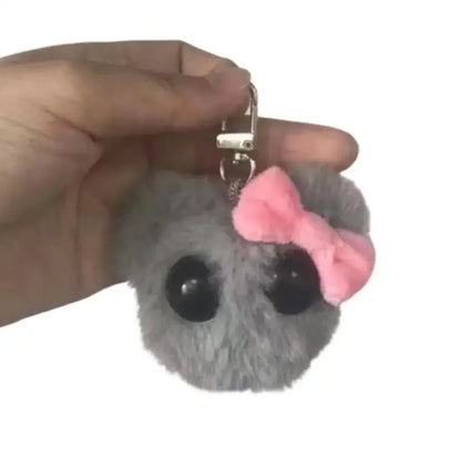 Floroux - Porte-clés en peluche hamster doux avec son pour plus de plaisir