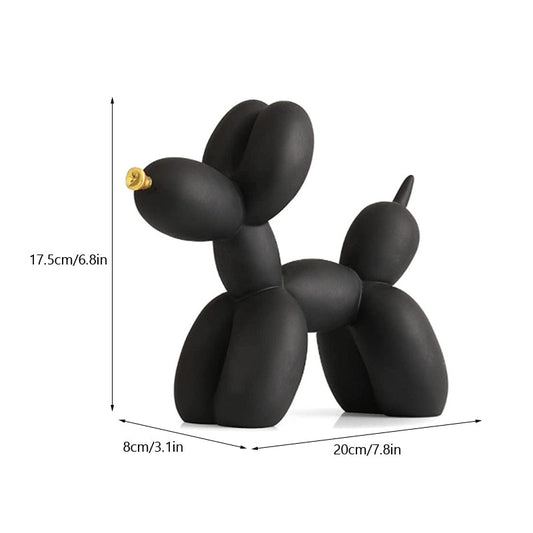 Figures de chien ballon nordiques statue d'intérieur