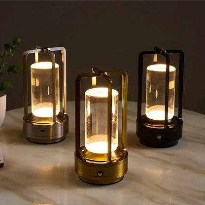 Floroux Élégante Lampe de Table en Cristal | Design Moderne | Éclairage Ambiant pour la Maison