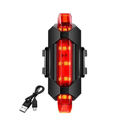 Lumière de vélo - Ensemble d'éclairage rechargeable avec plusieurs modes