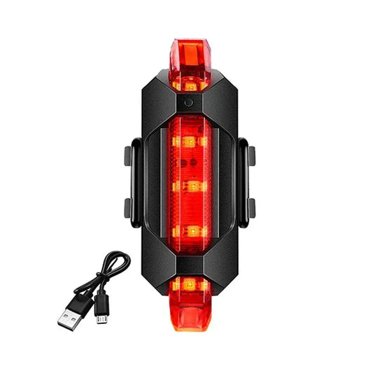 Lumière de vélo - Ensemble d'éclairage rechargeable avec plusieurs modes
