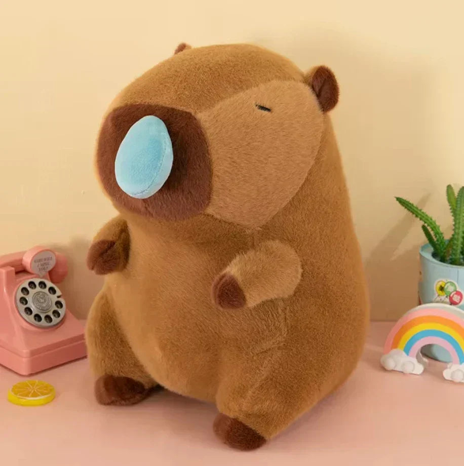Floroux Capybara - Jouet en peluche doux pour un plaisir et des aventures sans fin