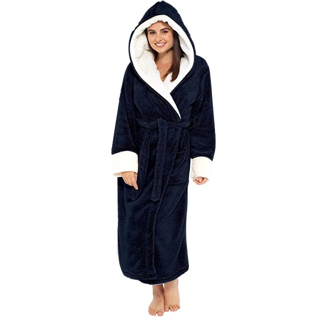 DouceurChic – Robe de Bain en Peluche Allongée