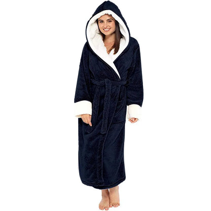 DouceurChic – Robe de Bain en Peluche Allongée