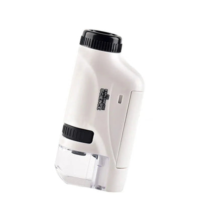 Microscope pour enfants 60-120x avec caméra et 8 lumières LED - Loupe éducative pour jeunes explorateurs