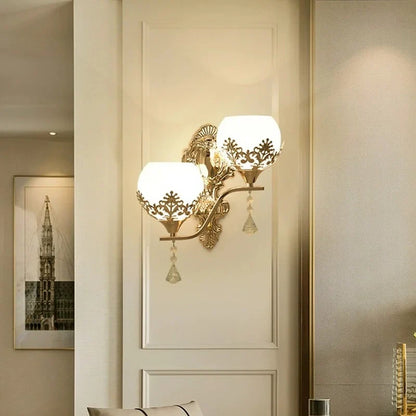 CrystalLuxe – Applique LED Dorée pour Éclairage Ambiant