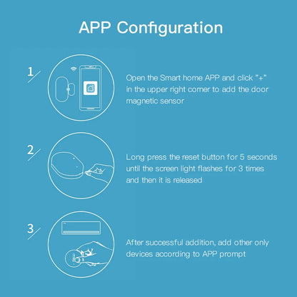 Capteur de porte et de fenêtre intelligent Tuya - Détection d'entrée Wifi Contrôle via SmartLife Google Alexa Apps