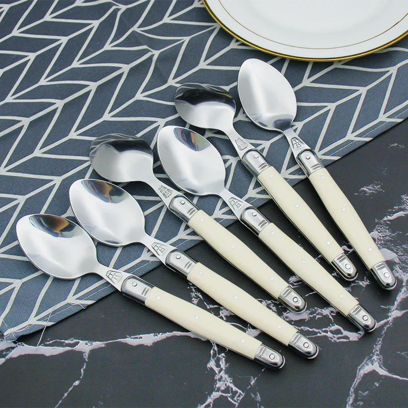 Set de couverts Laguiole couleur ivoire