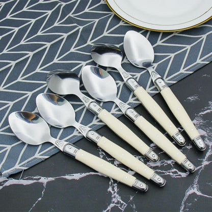 Set de couverts Laguiole couleur ivoire
