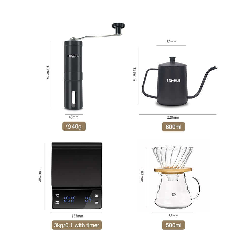 Coffret cadeau classique pour amateur de café filtre