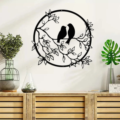 Oiseaux Sur Branche Art Murale