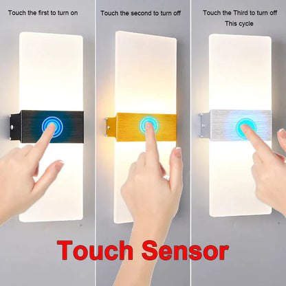 Floroux Détecteur de mouvement Applique murale | Design en aluminium moderne | Idéal pour le couloir, la cuisine, la chambre