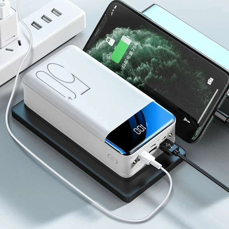 Batterie externe portable haute capacité 10000mAh avec écran LED pour iPhone 13, Samsung S22 et Xiaomi