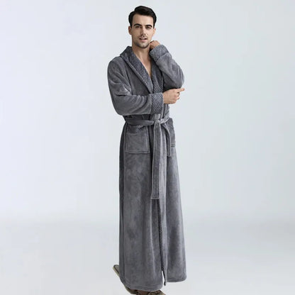 CozyNuit – Peignoir en polaire pour hommes