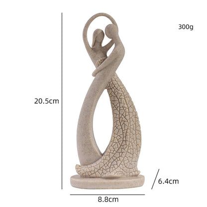 Figurine de couple Statue Sculpture