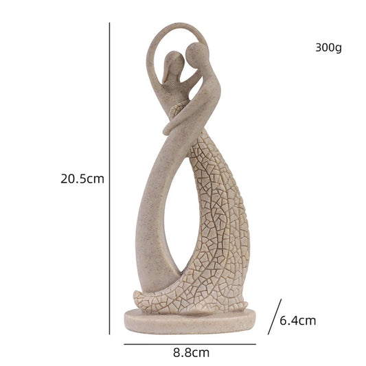 Figurine de couple Statue Sculpture