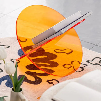 Étagère de rangement en acrylique coloré pour livres