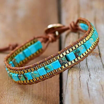 Bracelet Cairos - Luxe Turquoise Pierre de Kaiser Accessoire