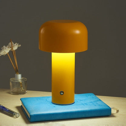 Floroux Style Champignon Lampe de Table Sans Fil Luxe Nordique
