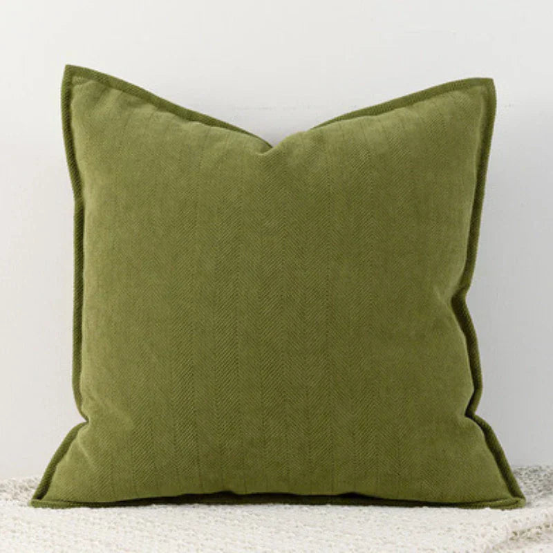 ChenilleCozy – Housse de coussin simple pour la décoration de la maison et de la chambre