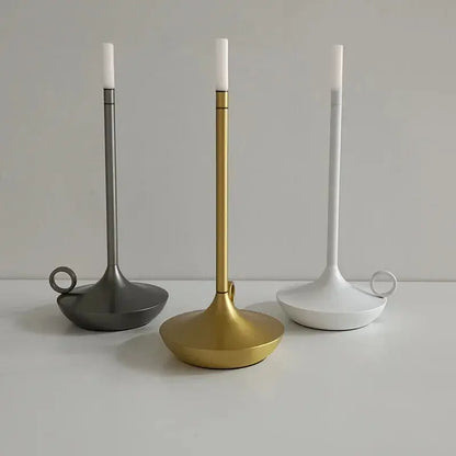 LumièreÉlégante - Lampe de Table Bougie Rechargeable avec Contrôle Tactile