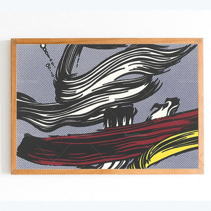 Affiche en toile en coton premium Pop Art de Lichtenstein