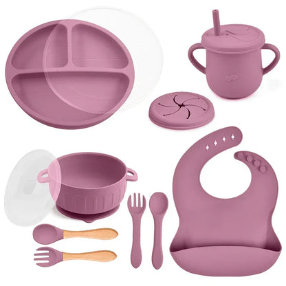 BabyCare Set - Ensemble de vaisselle pour enfants 10 pièces sans BPA