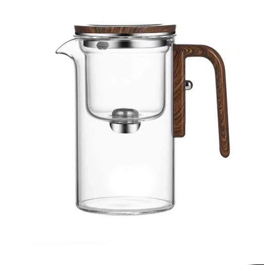 TeaMagnet - Théière en Verre avec Filtration Séparée