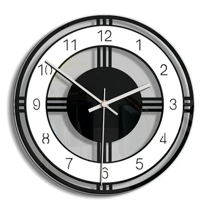 Floroux Chic | Horloge murale vintage moderne pour des pièces élégantes