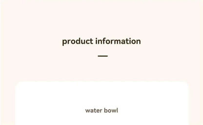 Bol en céramique pour chats avec trois pieds, pour nourriture et eau