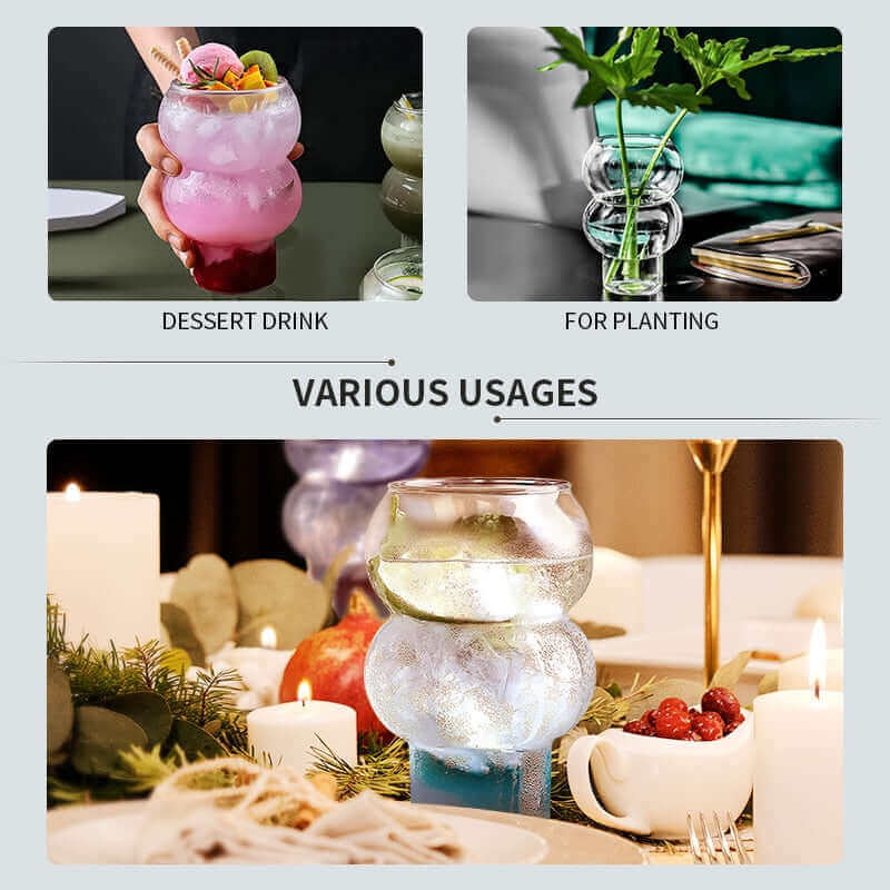 Ensemble de 2 verres à cocktail Bubble