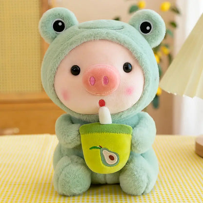 Floroux - Mignon petit porcelet dans un costume de grenouille pour enfants
