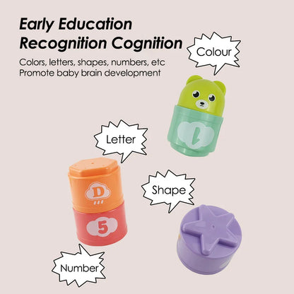 Jeu de la Coupe de Défi Speed Stack - Jouet éducatif de développement cérébral pour enfants, activité de formation à la coordination et aux réflexes