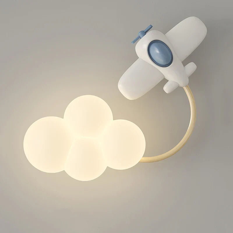CartoonAirplane Light – Lampe murale ludique pour la chambre d'enfant