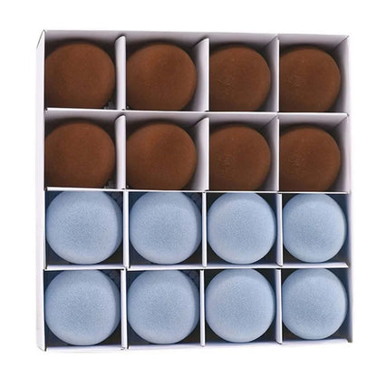 Ensemble de boules décoratives en velours pour Noël - Sphères décoratives pour arbre et décoration de vacances, accent festif élégant 16PCS 6cm (2,3 pouces)