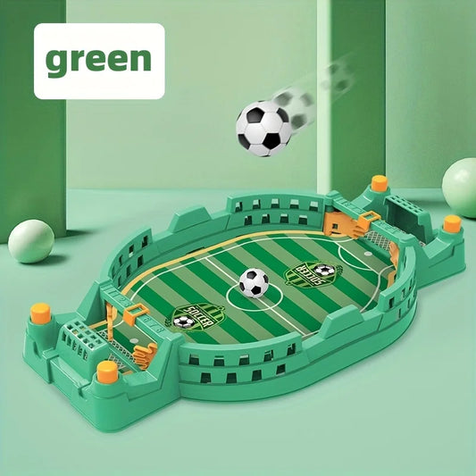 Jeu de football interactif pour enfants - Jeu de table à 2 joueurs, activité parent-enfant, jeu de puzzle portable en bleu/vert