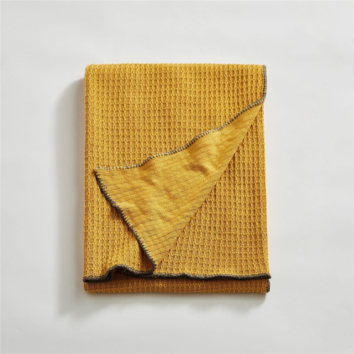 Couverture en coton gaufrée | Chaleur infinie à la maison