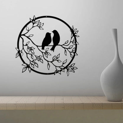 Oiseaux Sur Branche Art Murale