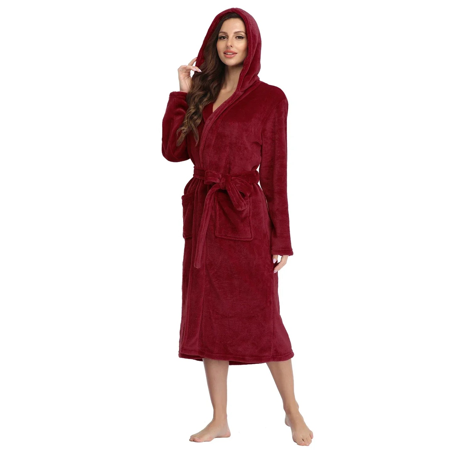 CapuChic – Robe à Capuche Douce et Élégante