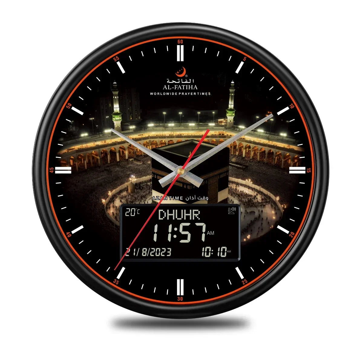 PrayerTime Clock – Horloge Murale Intelligente avec Azan