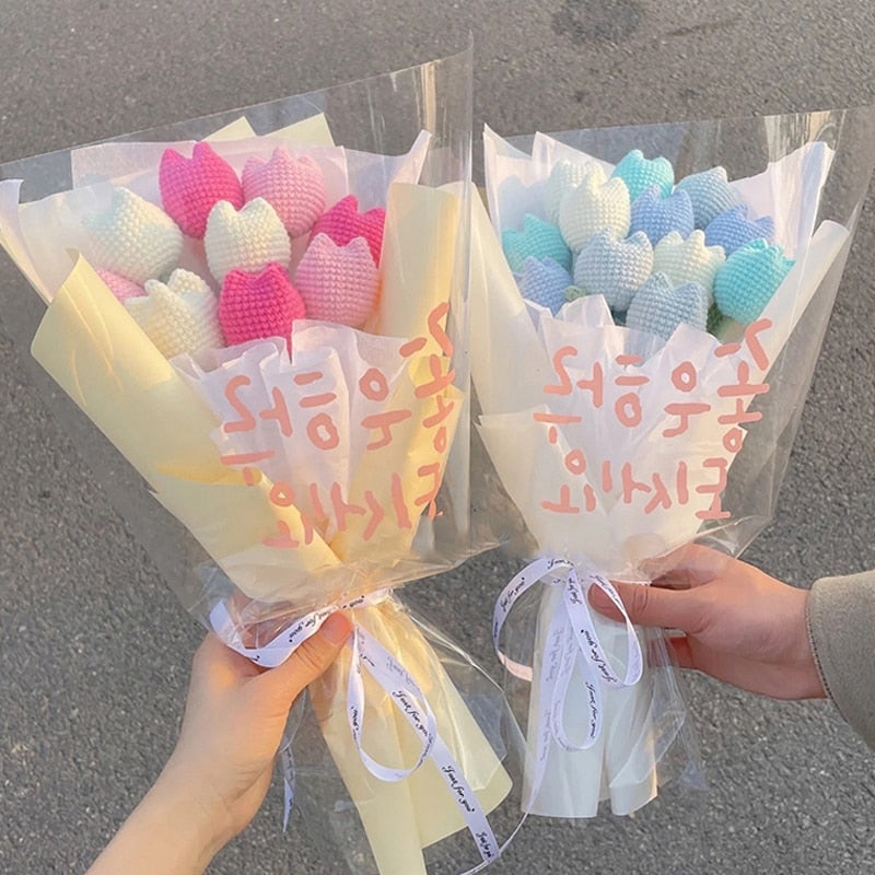 Fleurs au crochet faites main Décor