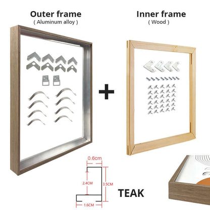 DIY Cadre en aluminium pour toile Art mural