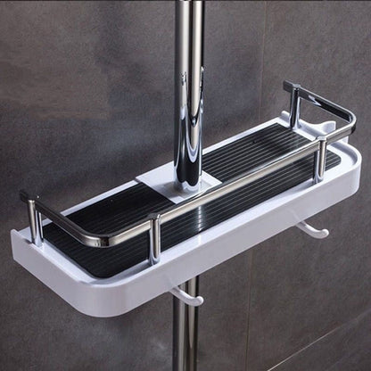 Support de rangement pour barre de douche dans la salle de bain