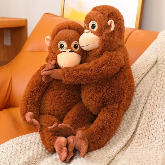 Floroux - Figurine en peluche chimpanzé câlin pour des heures de jeu amusant