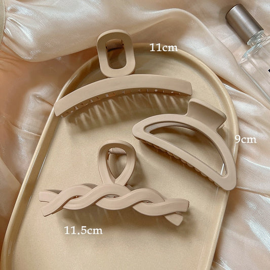 ClipGlam – Ensemble d'accessoires capillaires nude élégant