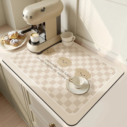 Tapis de drainage de cuisine - hygiène et confort combinés