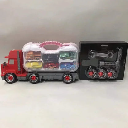 Lightning McQueen Voiture de Tirage Set - Disney Pixar Cars Jouets pour Enfants, Cadeau Amusant avec Jackson Storm & Mack