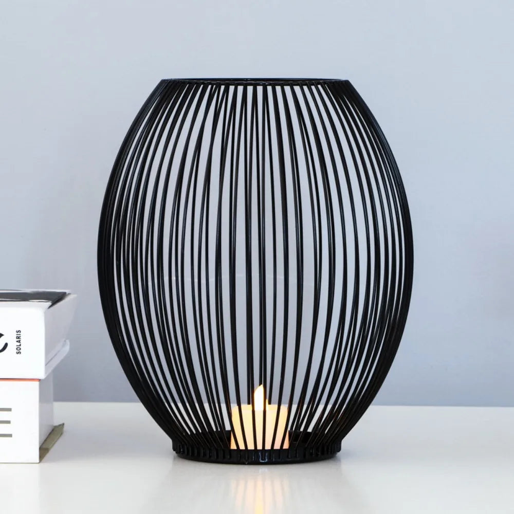 Floroux Elegant Iron Candle Holder | Modern Candle Holder | Home Decoration